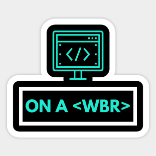 Learn Coding html browser web development Sticker